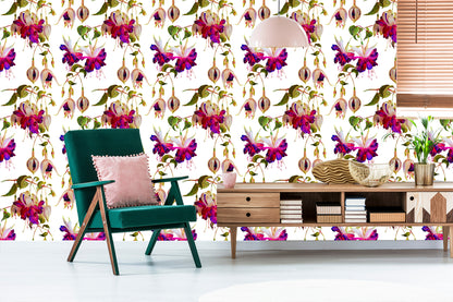 Wallpaper Flowers Fuchsia Nature Nature For Living Room