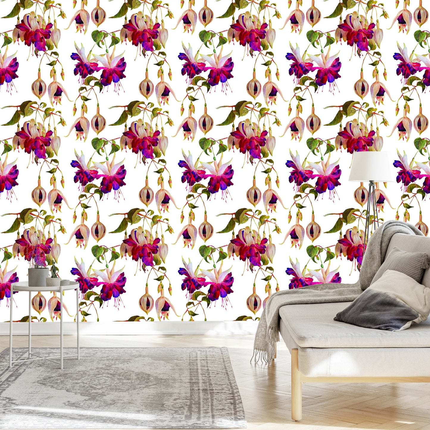 Wallpaper Flowers Fuchsia Nature Nature For Living Room