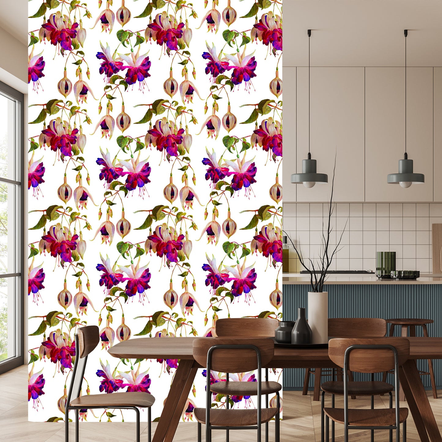 Wallpaper Flowers Fuchsia Nature Nature For Living Room
