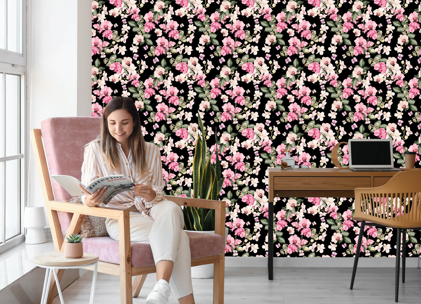 Wallpaper For A Bedroom. Nature. Flowers. Orchid. Orchid