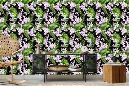 Wallpaper For Living Room Orchids Nature Flowers Plants