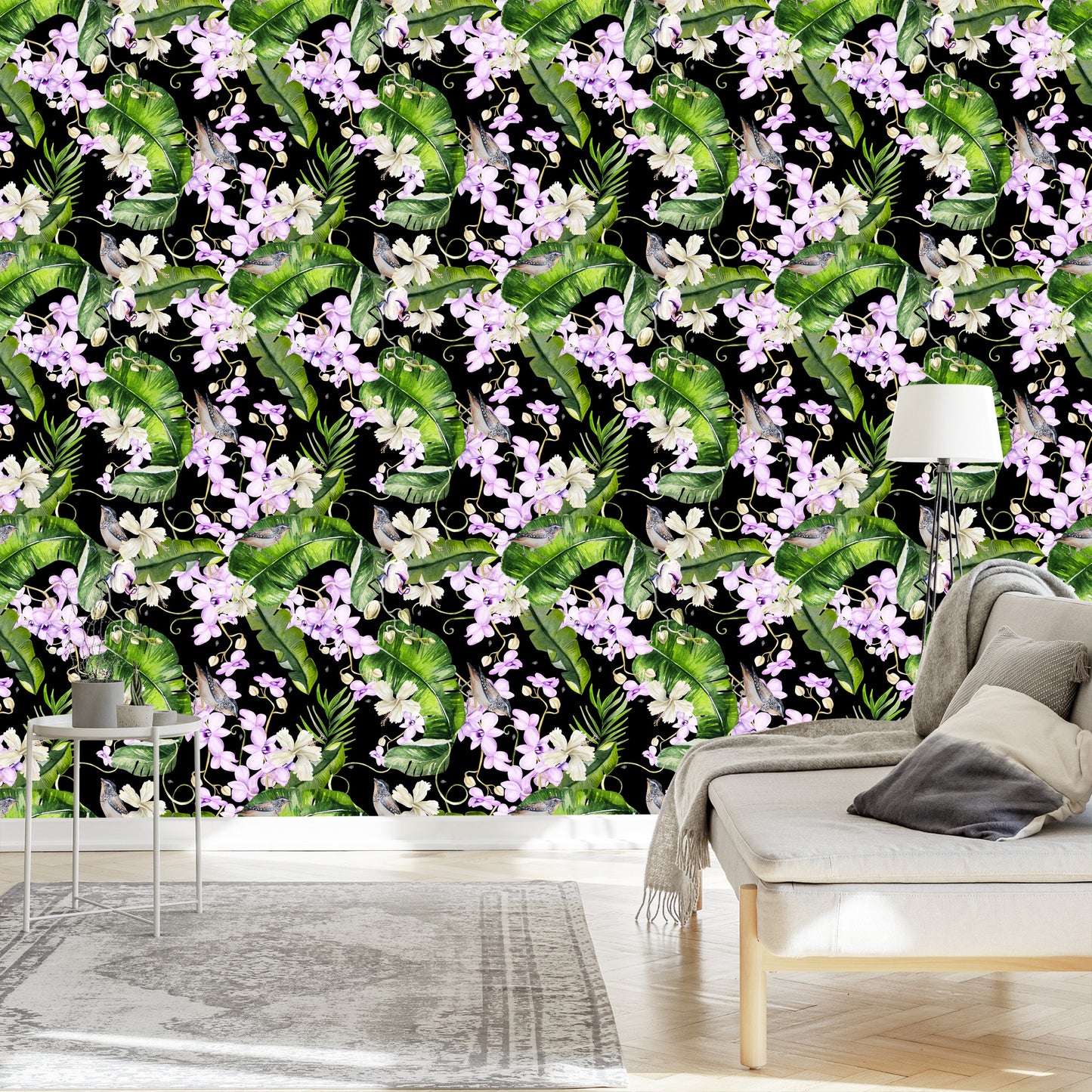 Wallpaper For Living Room Orchids Nature Flowers Plants