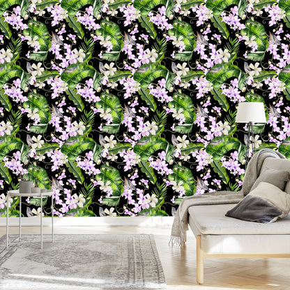 Wallpaper For Living Room Orchids Nature Flowers Plants