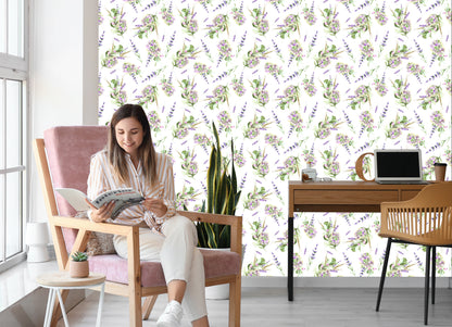 Wallpaper Bouquets With Lavender