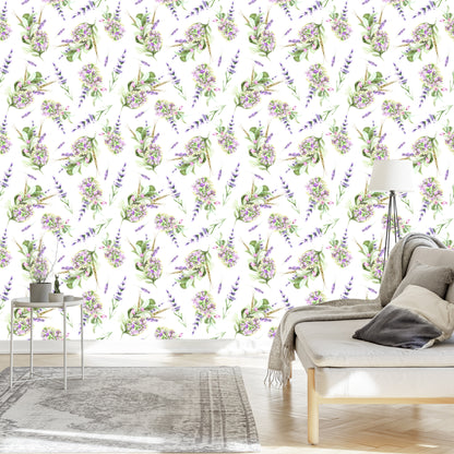 Wallpaper Bouquets With Lavender