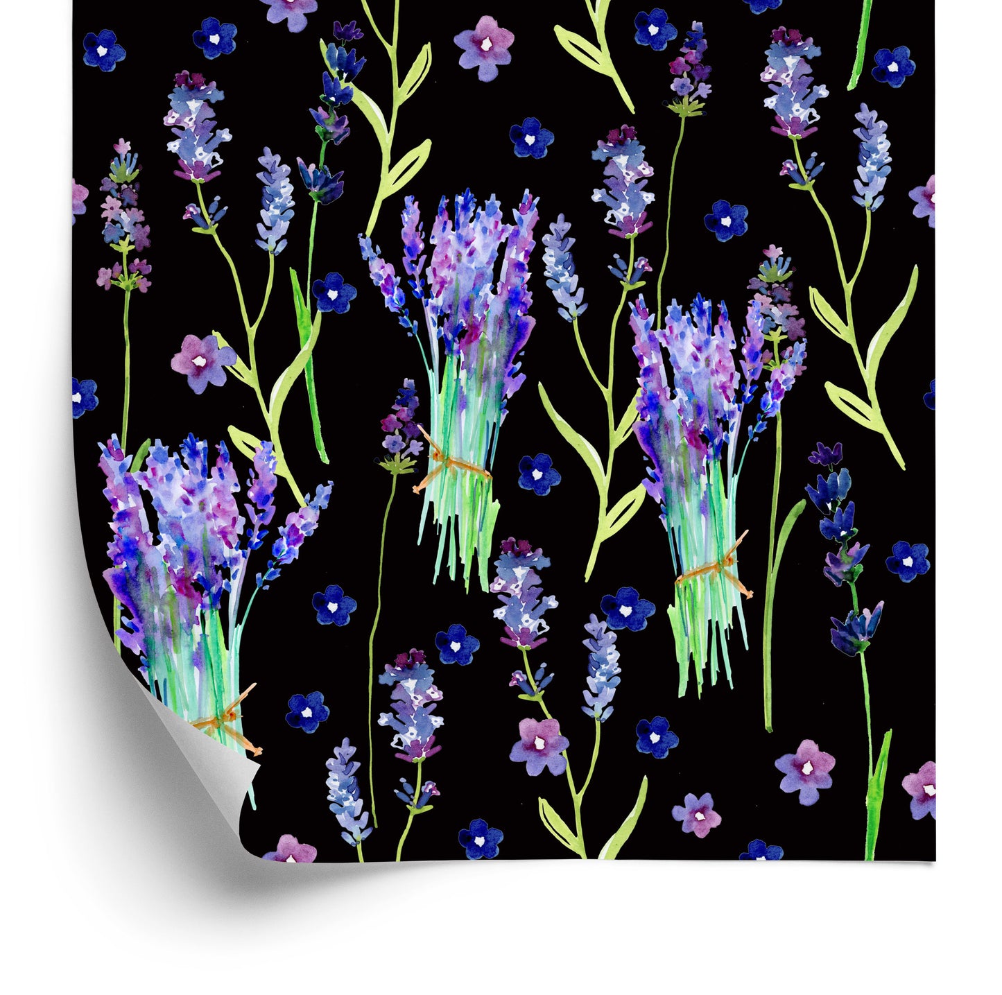 Wallpaper Violet Flowers