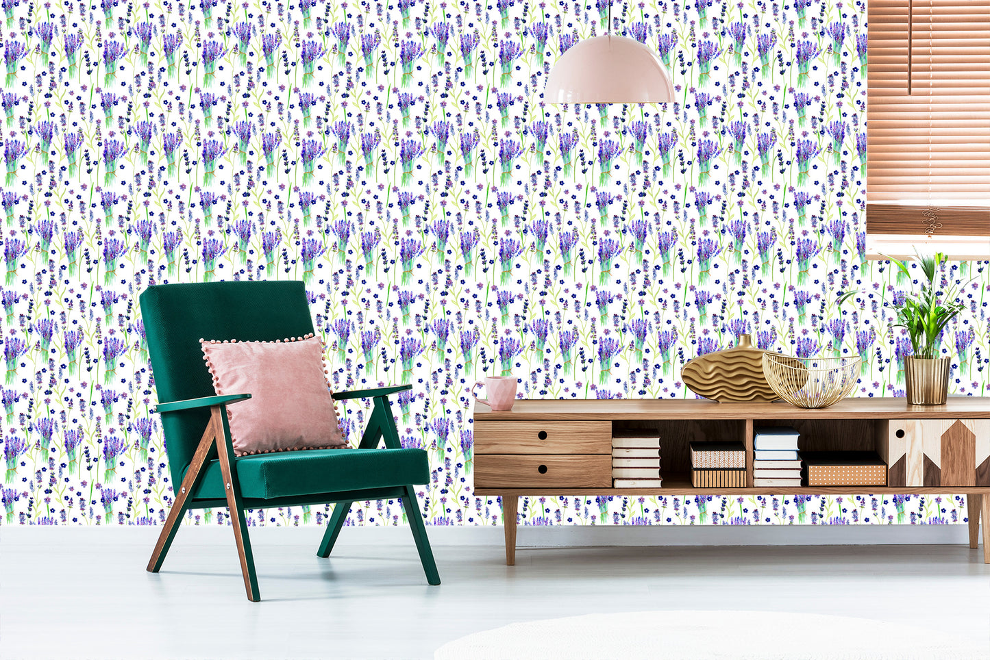 Wallpaper Bouquets Of Lavender