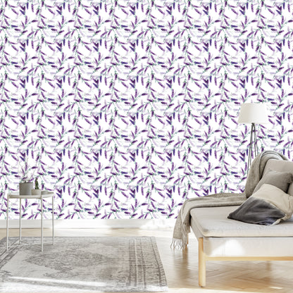 Wallpaper Lavender Scattered