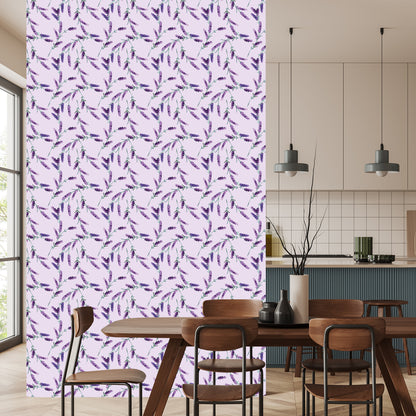 Wallpaper Lavender Leaves