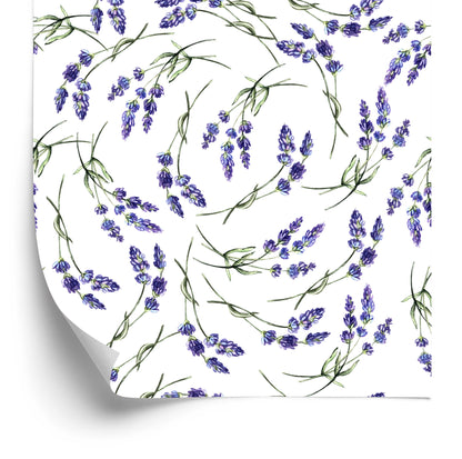 Wallpaper Lavender In A Modern Style