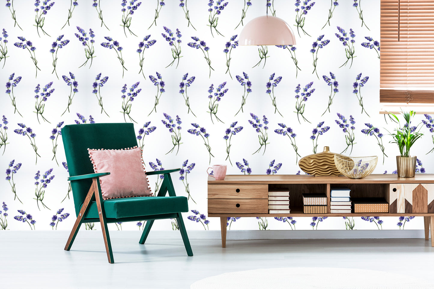 Wallpaper Lavender Flowers