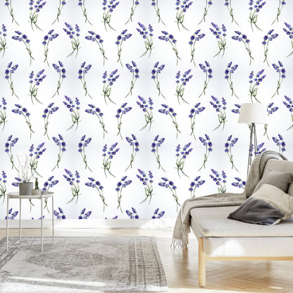 Wallpaper Lavender Flowers