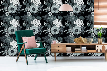 Wallpaper Vintage Peonies