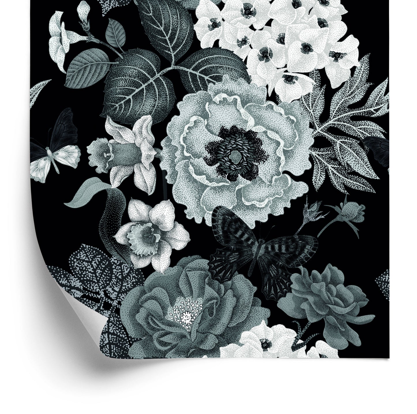 Wallpaper Vintage Peonies