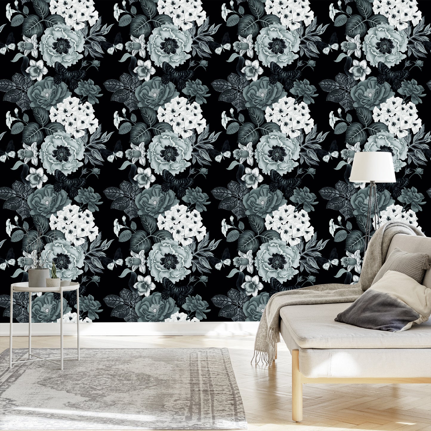 Wallpaper Vintage Peonies