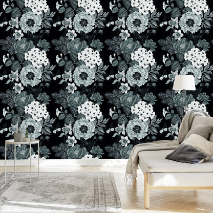 Wallpaper Vintage Peonies