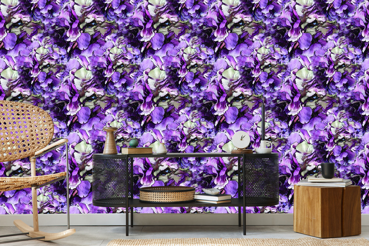 Wallpaper Exotic Peonies