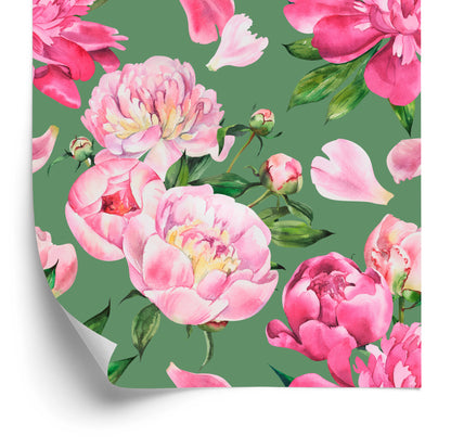 Wallpaper Beautiful Peonies