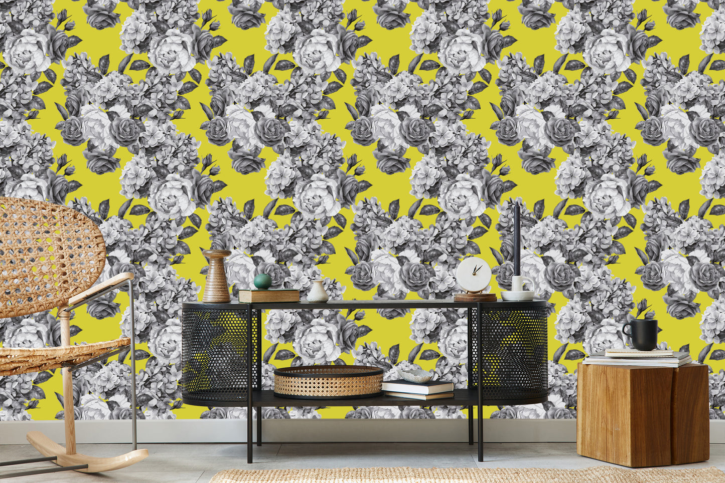 Wallpaper Retro Roses