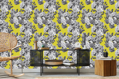 Wallpaper Retro Roses