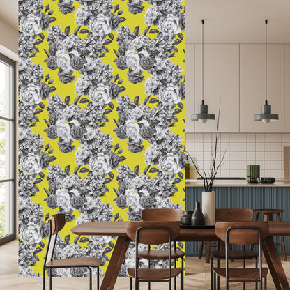 Wallpaper Retro Roses