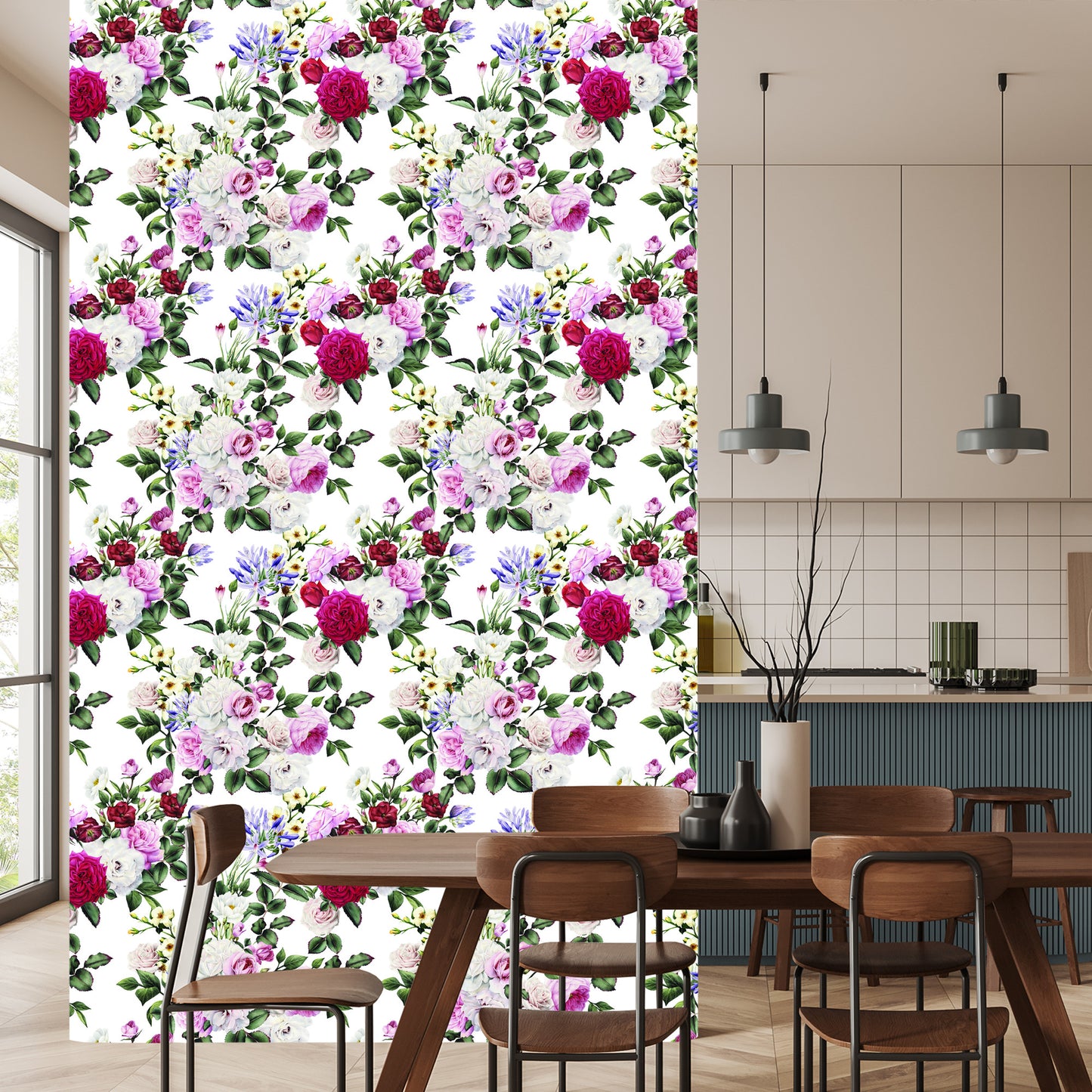 Wallpaper Floral Composition