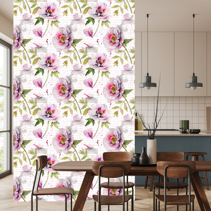 Wallpaper Vintage Peonies