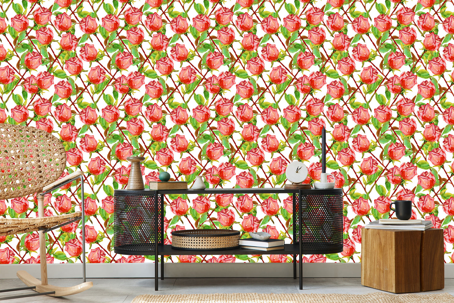 Wallpaper Roses With Stems