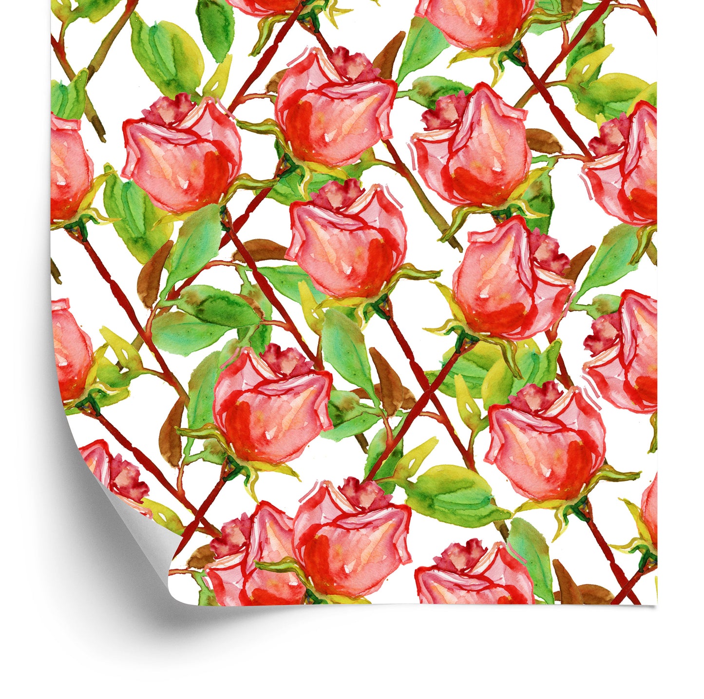 Wallpaper Roses With Stems