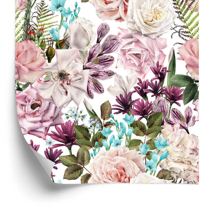 Wallpaper Flowers In Various Colors