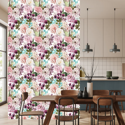 Wallpaper Flowers In Various Colors