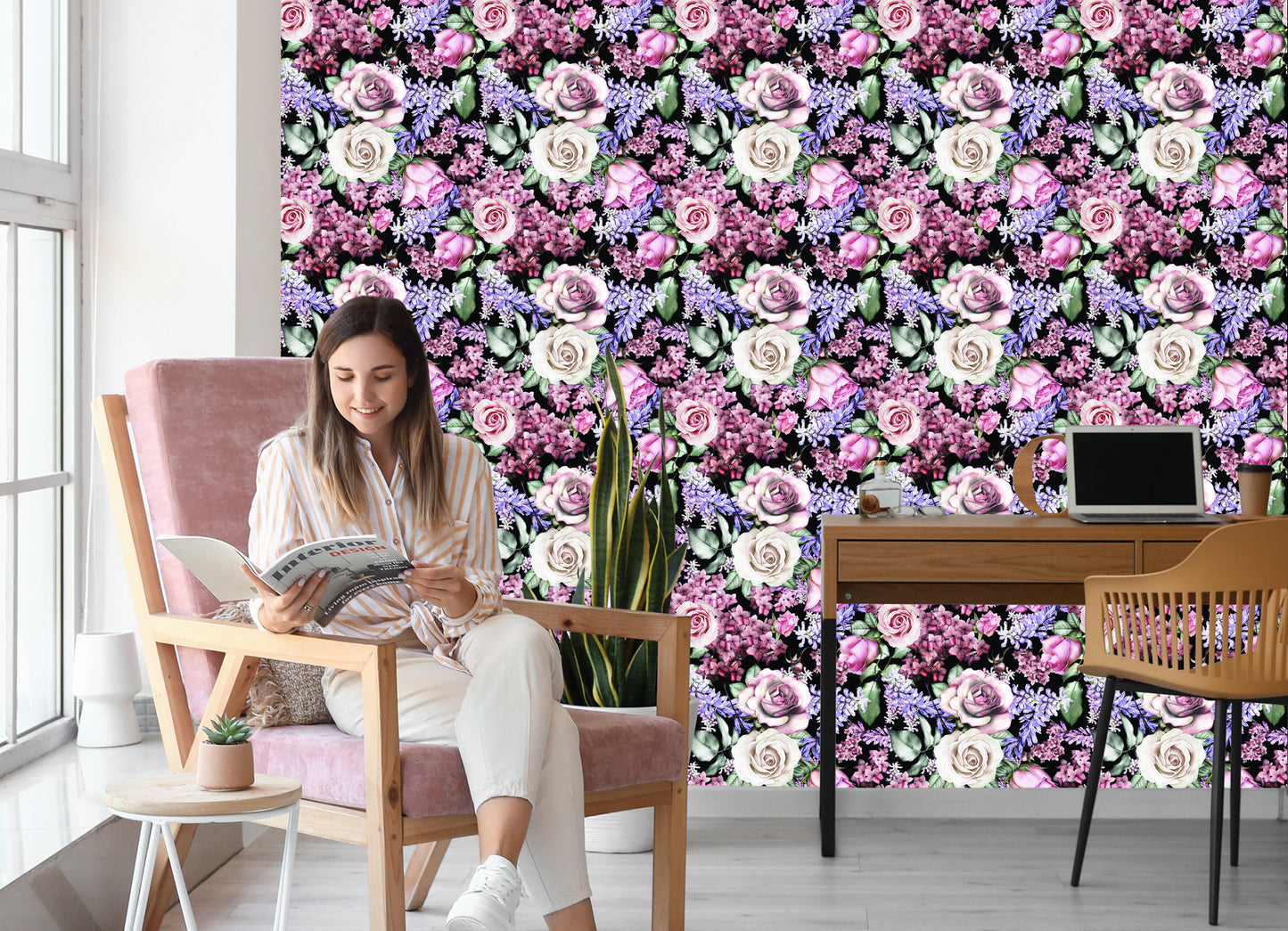 Wallpaper Colorful Roses