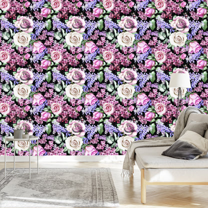 Wallpaper Colorful Roses