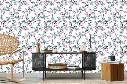 Wallpaper Flowers, Roses, Leaves