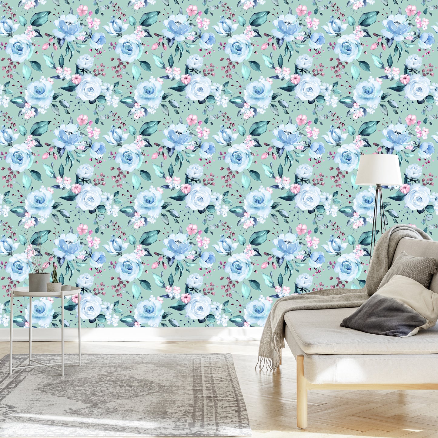 Wallpaper Roses In Fashionable Colors