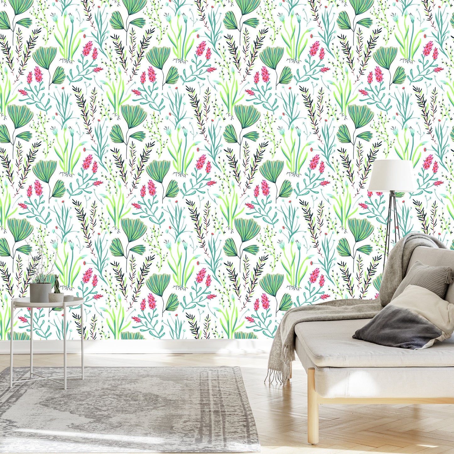 Wallpaper Wildflowers With Herbs