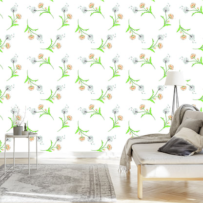 Wallpaper Colorful Dandelions