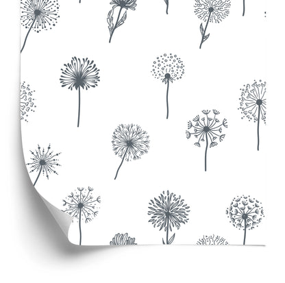 Wallpaper Dandelion With Field Flowers