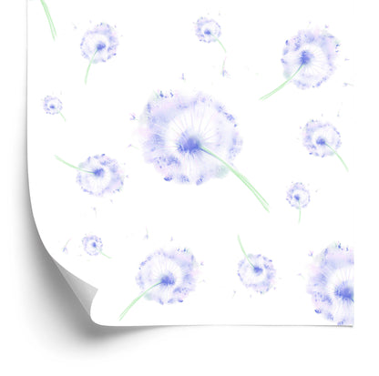 Wallpaper Purple Dandelions