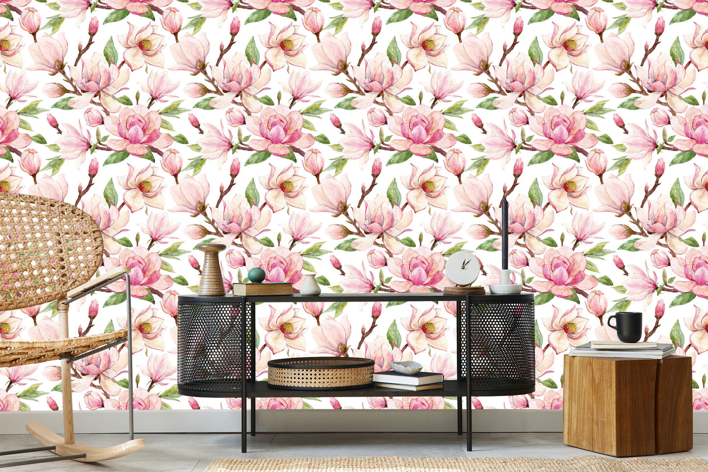 Wallpaper Spring Magnolia Flowers