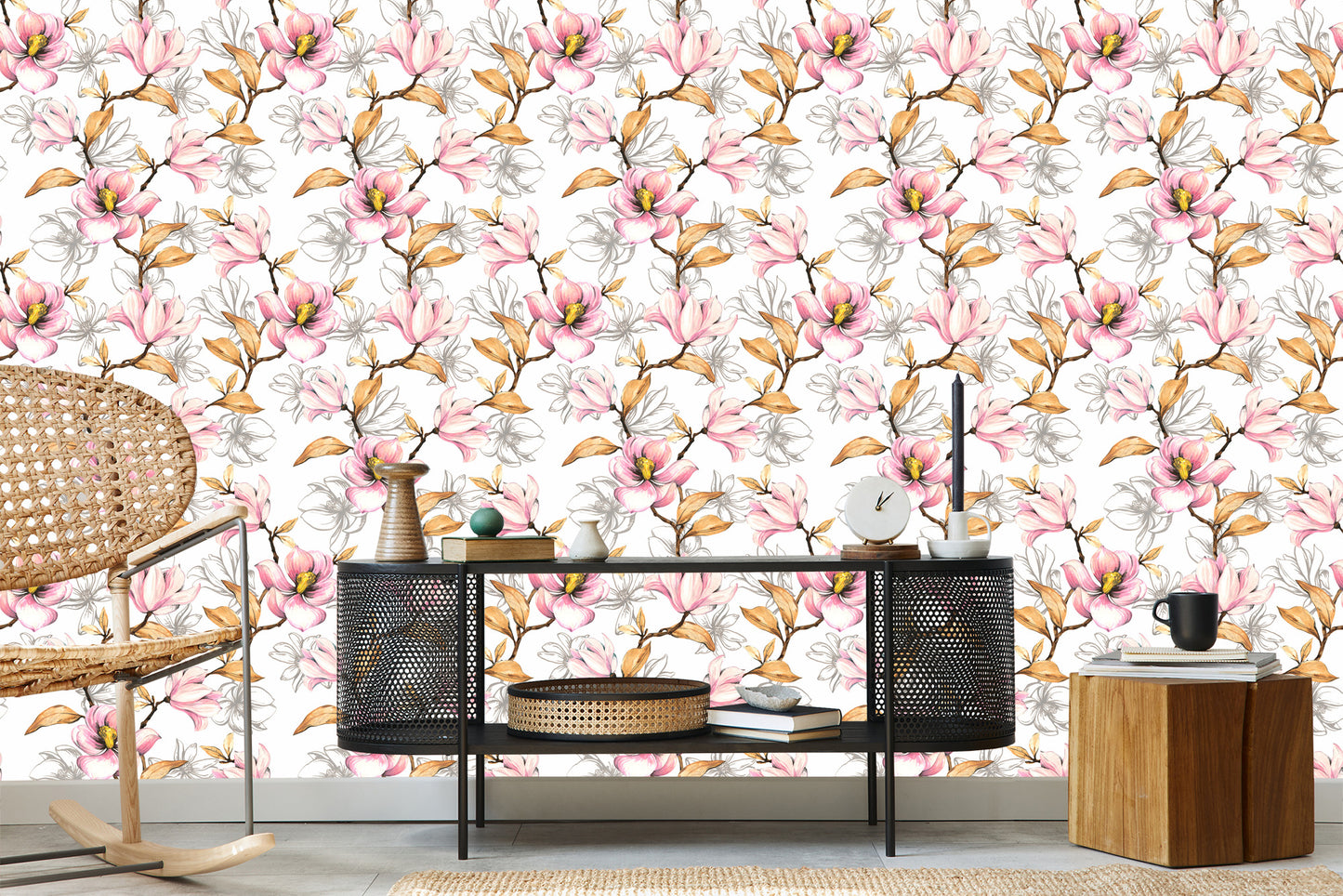 Wallpaper Autumn Magnolias