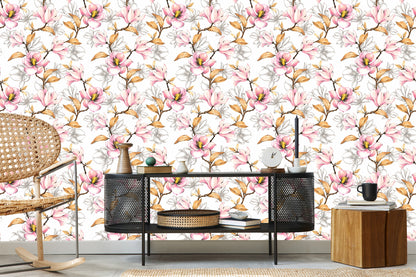Wallpaper Autumn Magnolias