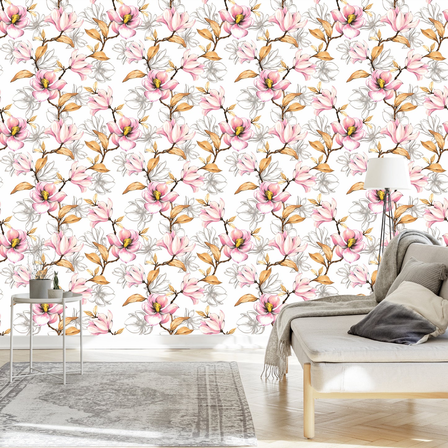 Wallpaper Autumn Magnolias