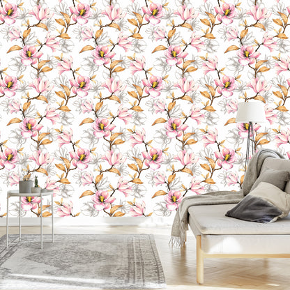 Wallpaper Autumn Magnolias