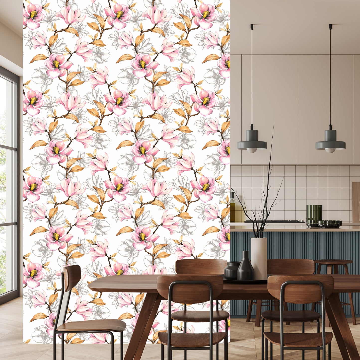 Wallpaper Autumn Magnolias