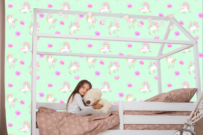 Wallpaper For Kids - Fantastic Unicorns