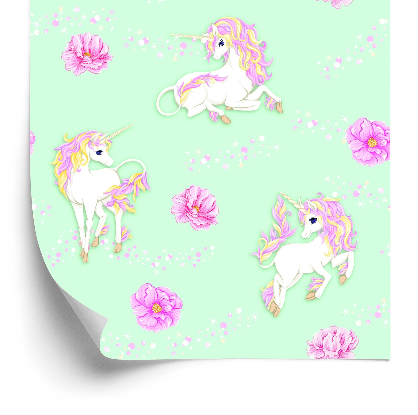 Wallpaper For Kids - Fantastic Unicorns