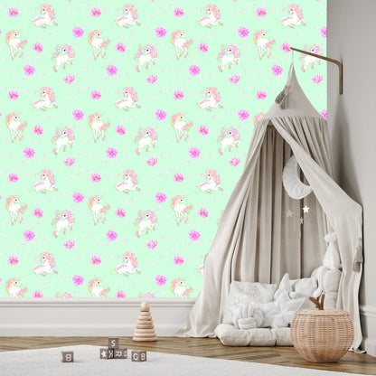 Wallpaper For Kids - Fantastic Unicorns