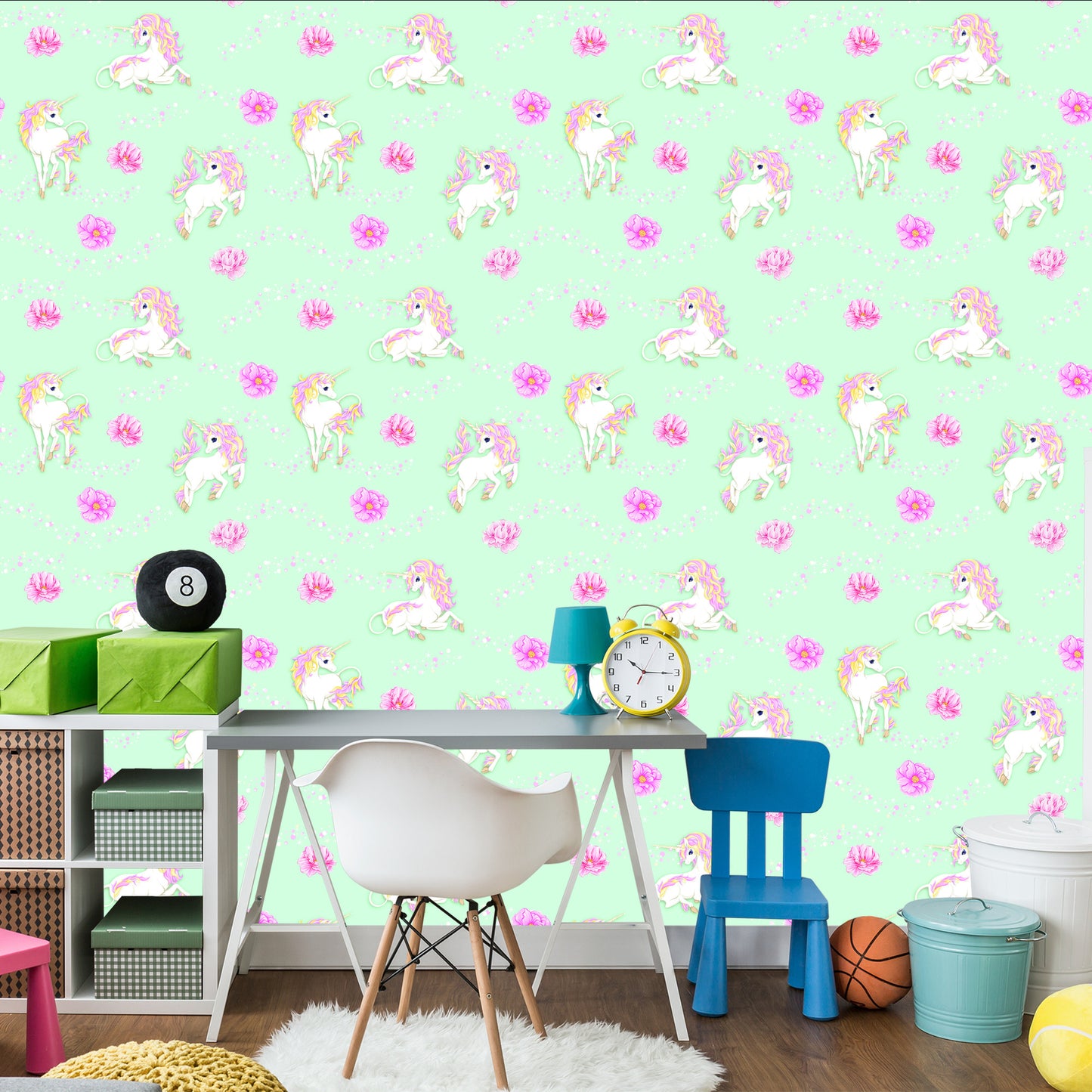 Wallpaper For Kids - Fantastic Unicorns