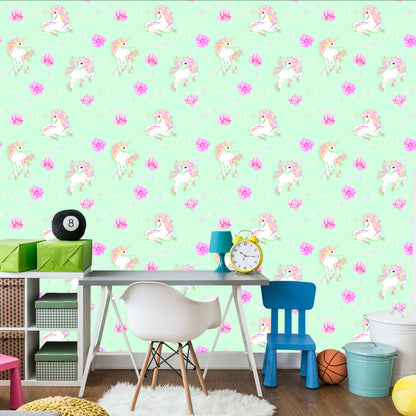 Wallpaper For Kids - Fantastic Unicorns